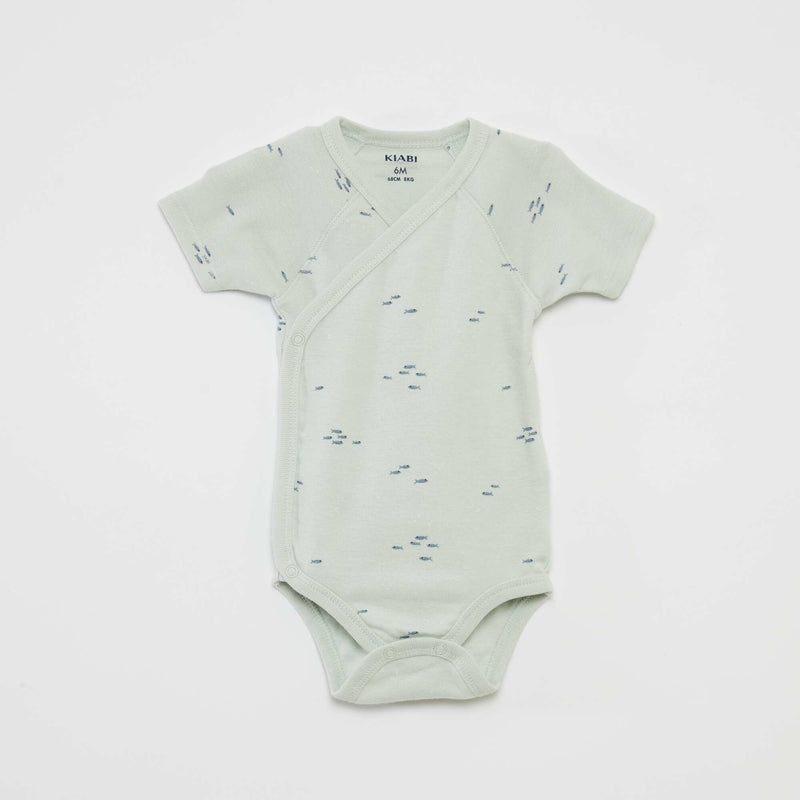 Lot de 3 bodies avec col croisé