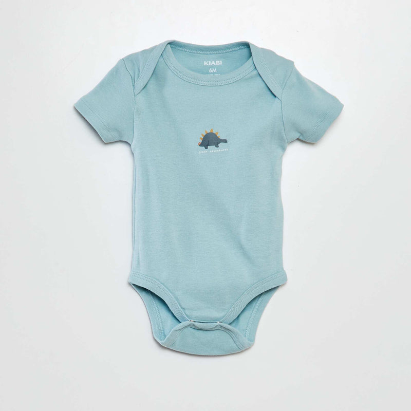 Bodys imprimés en coton - lot de 3