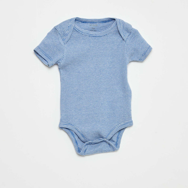 Bodys imprimés en coton - lot de 3