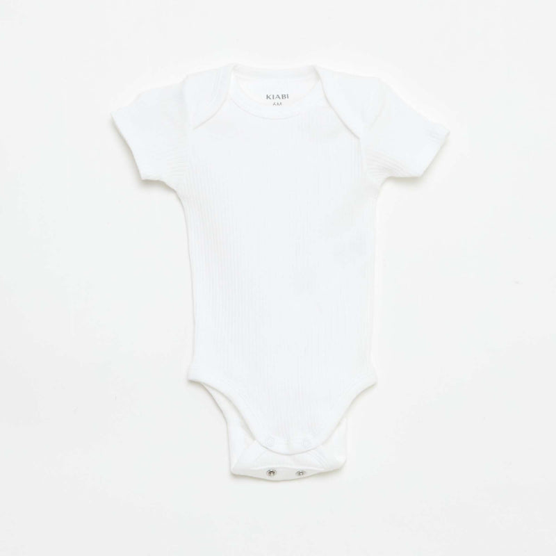 Bodies évolutif en maille unie - Lot de 3