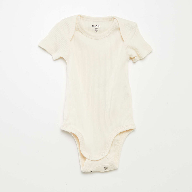 Bodies évolutif en maille unie - Lot de 3