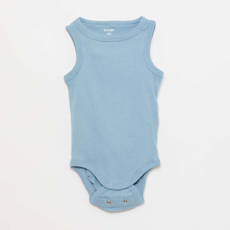 Lot de 3 bodies évolutifs à bretelles unis