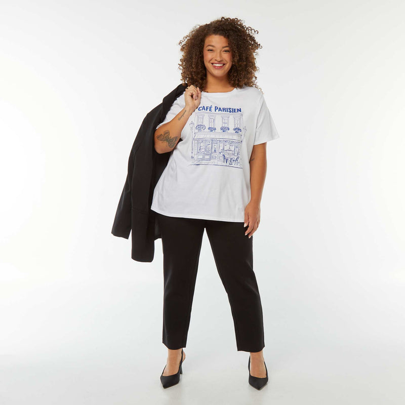 T-shirt à manches courtes avec imprimé