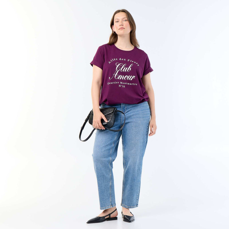 T-shirt à manches courtes avec imprimé