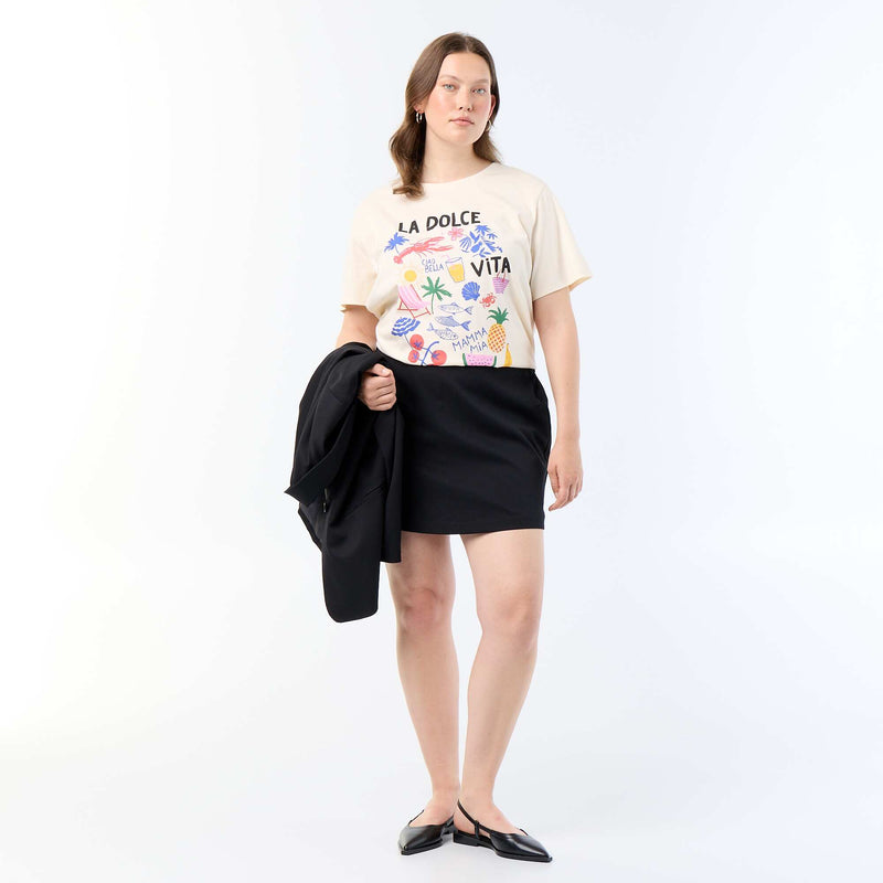 T-shirt à manches courtes avec imprimé
