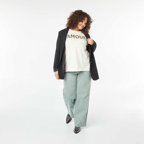 T-shirt à manches courtes avec imprimé