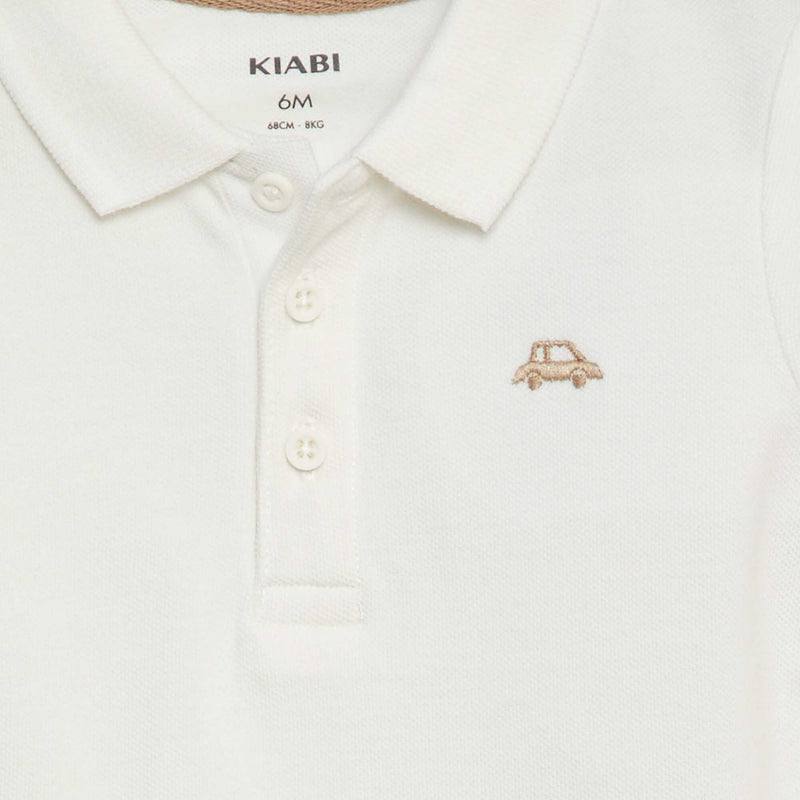 Polo en coton piqué