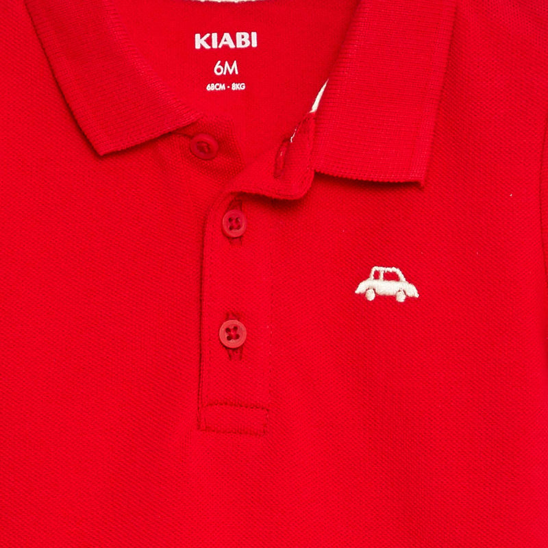 Polo en coton piqué