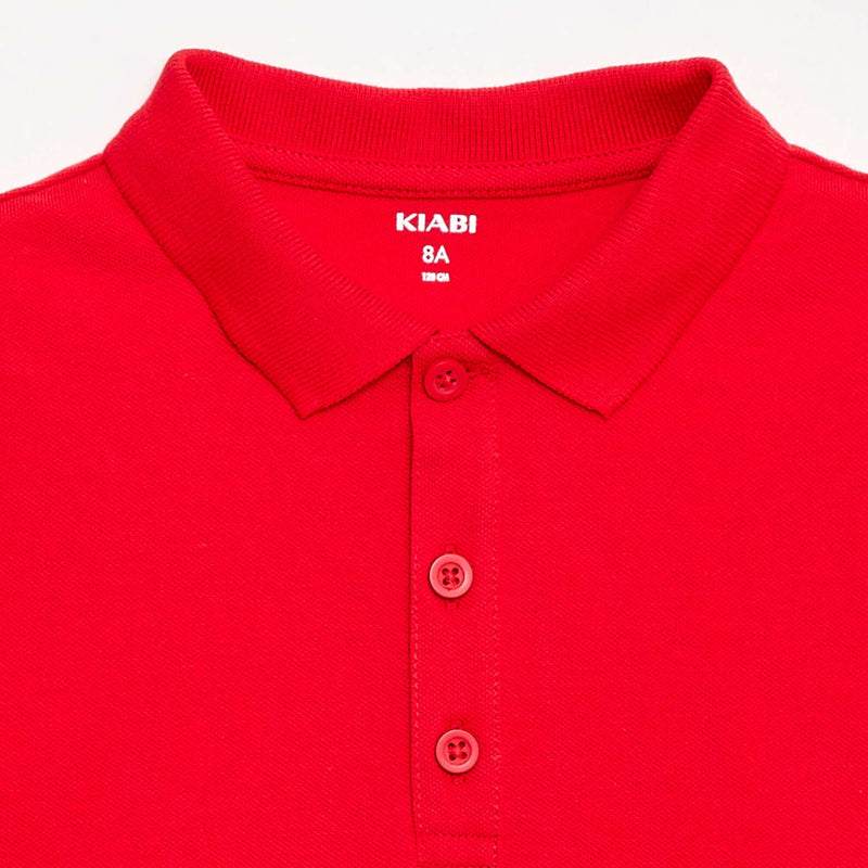 Polo uni en maille piquée
