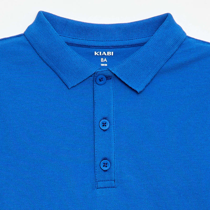 Polo uni en maille piquée