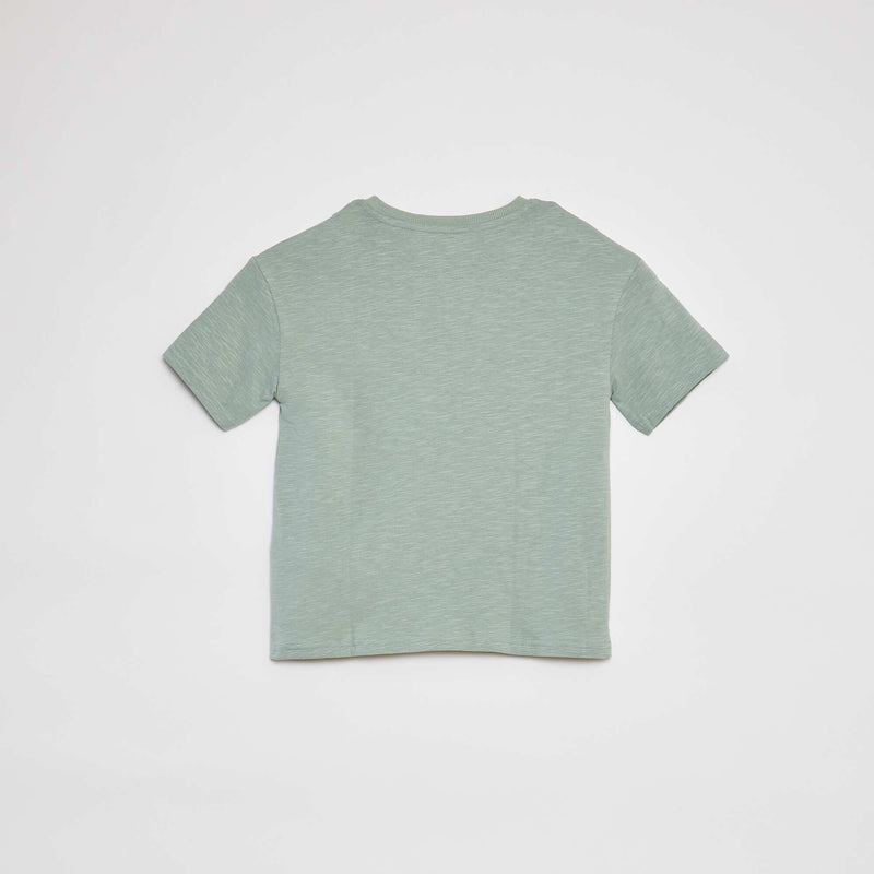 T-shirt oversize uni avec poche