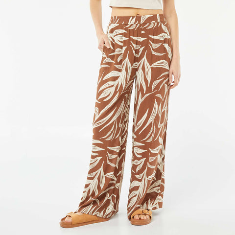 Pantalon large en crêpe