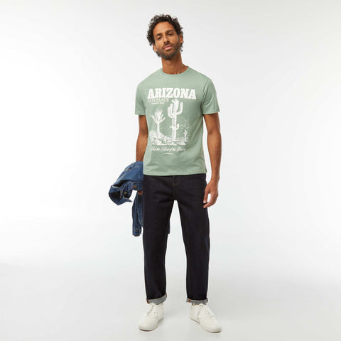 T-shirt imprimé manches courtes