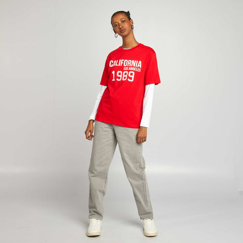 T-shirt à manches courtes imprimé