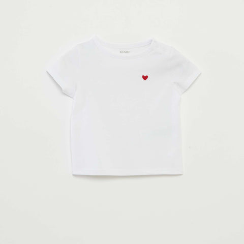 Lot de 2 t-shirts unis