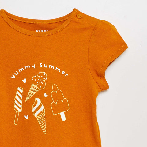 T-shirt imprimé en coton