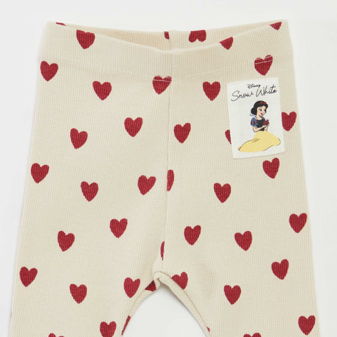 Legging côtelé imprimé 'Marie'
