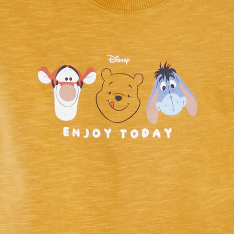 Ensemble t-shirt 'Disney' + salopette courte rayée - 2 pièces