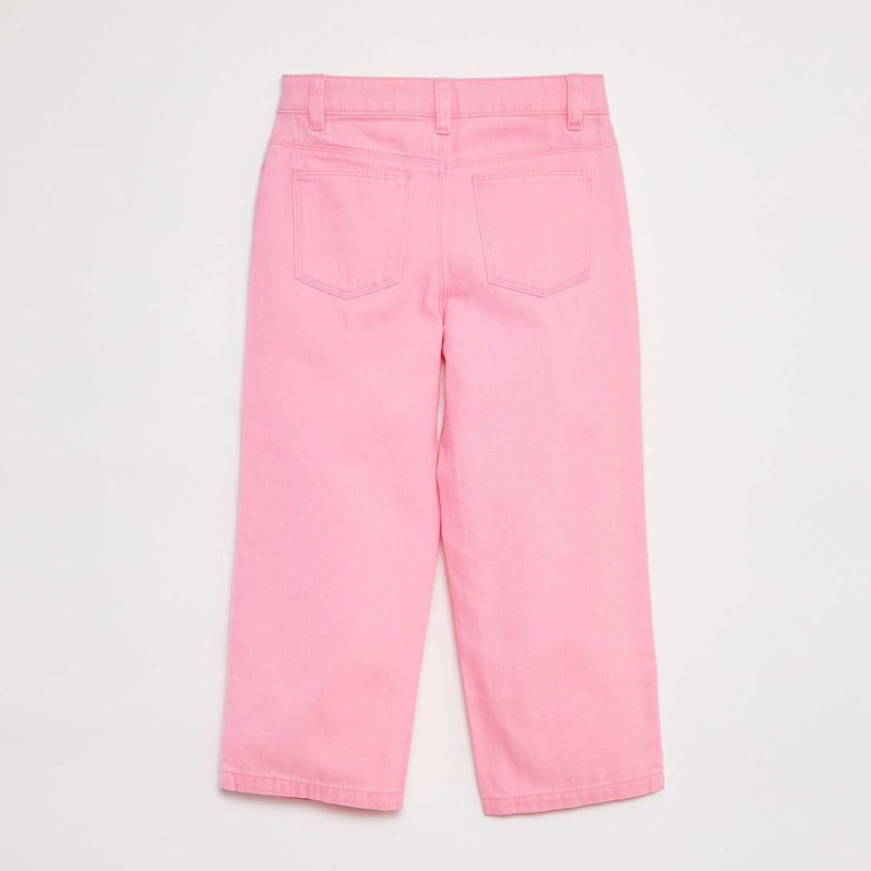 Pantalon denim cropped