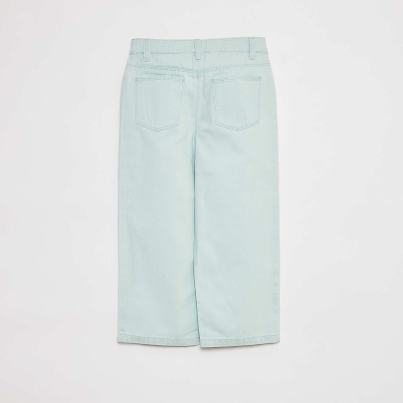 Pantalon denim cropped