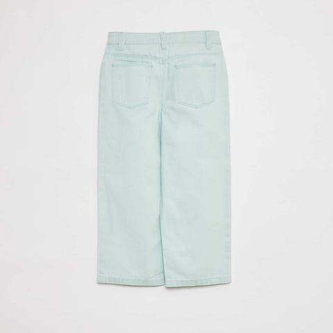 Pantalon denim cropped