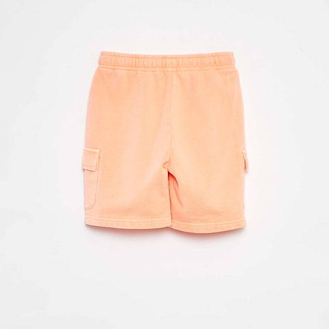 Short en molleton léger avec poche à rabat