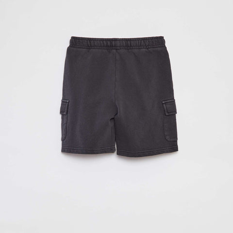 Short en molleton léger avec poche à rabat