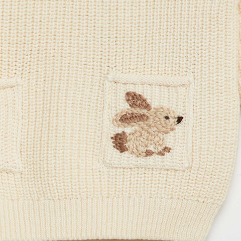 Pull à manches longues en maille tricot