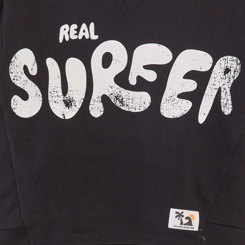 Sweat à capuche loose en french terry