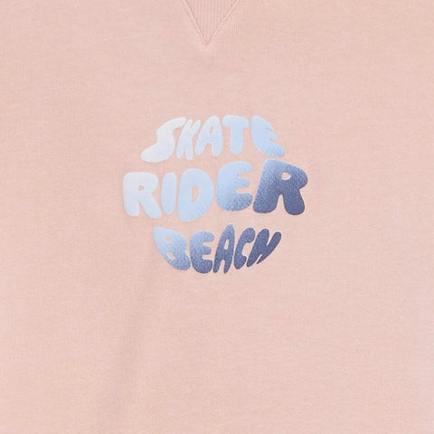 Sweat à capuche loose en french terry