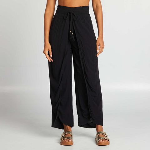 Pantalon de plage large imprimé