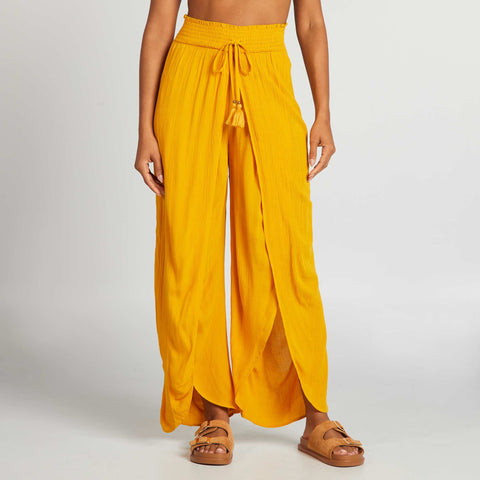 Pantalon de plage large imprimé