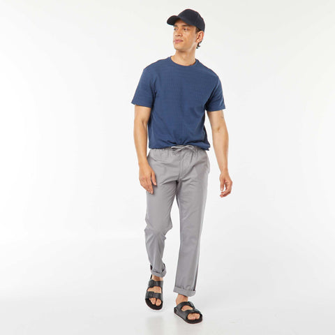 Tee-shirt en maille jacquard graphique