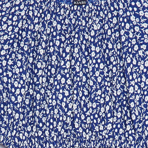 Robe en maille crêpe imprimée