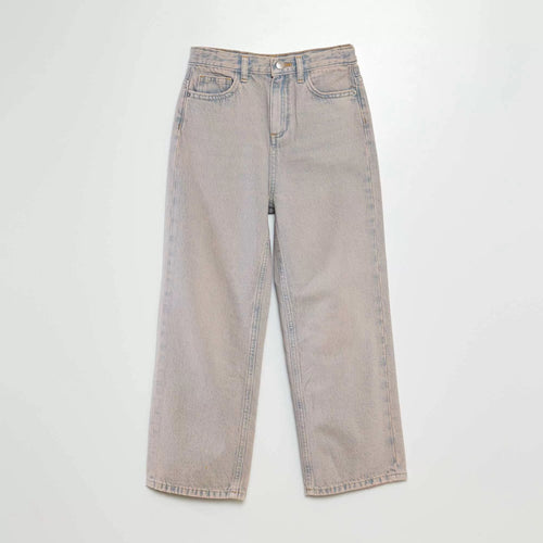 Pantalon large taille haute