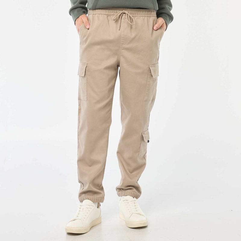 Pantalon esprit 'jogger' multipoches