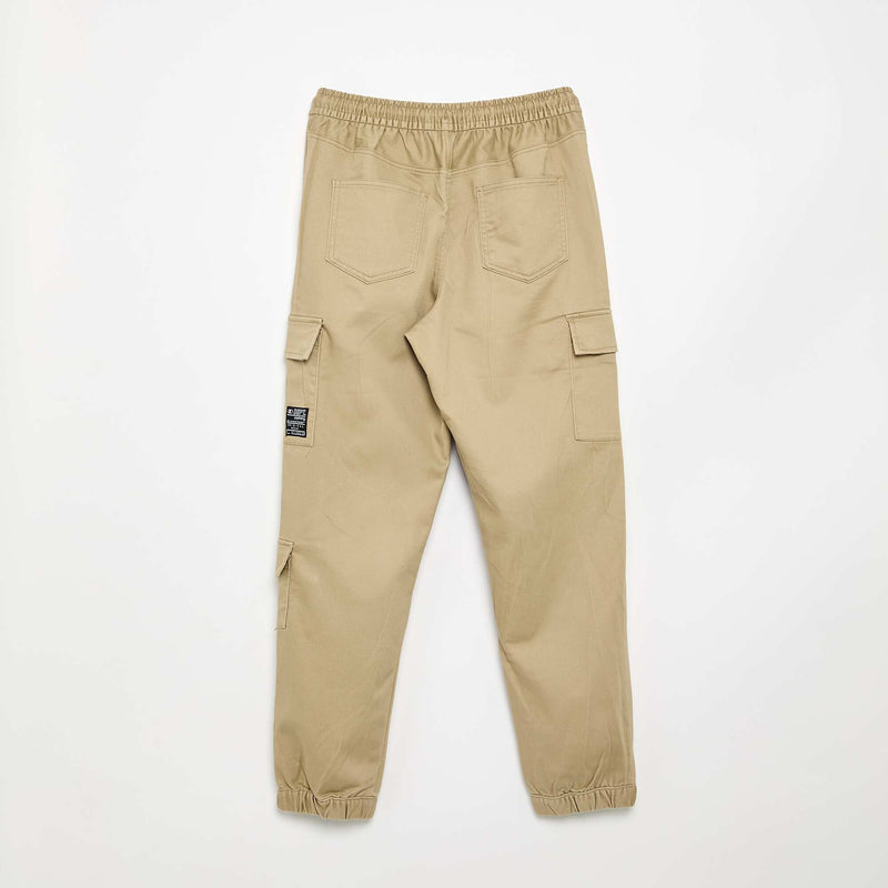 Pantalon esprit 'jogger' multipoches