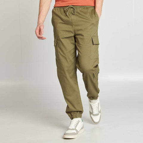 Pantalon esprit 'jogger' multipoches
