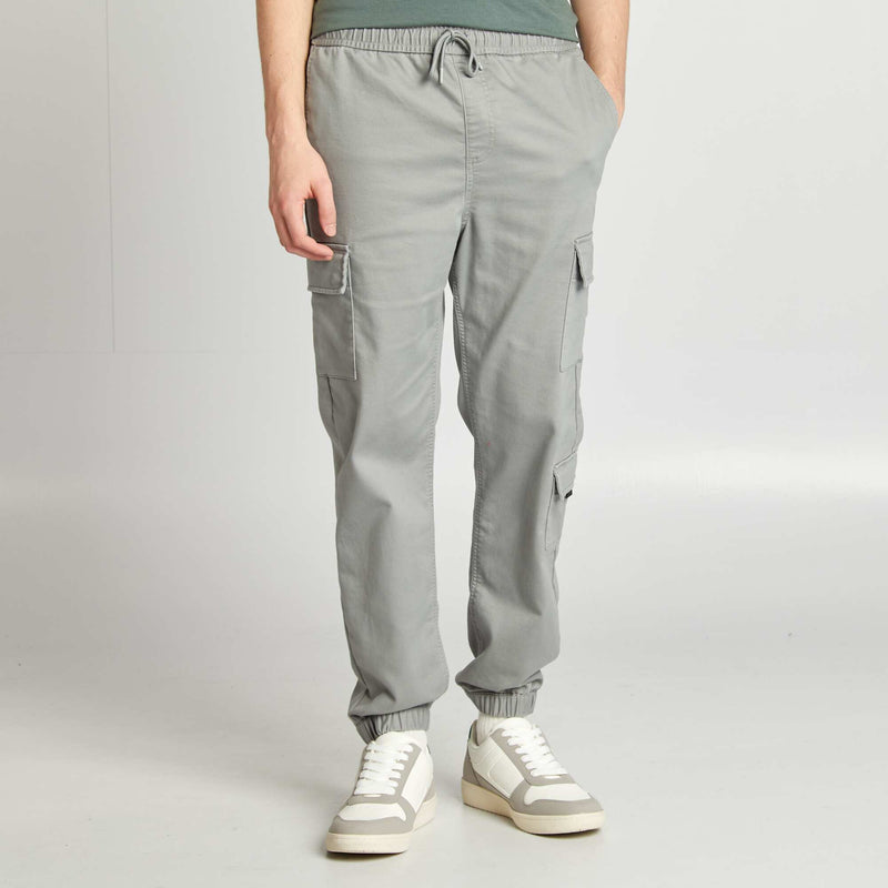 Pantalon esprit 'jogger' multipoches