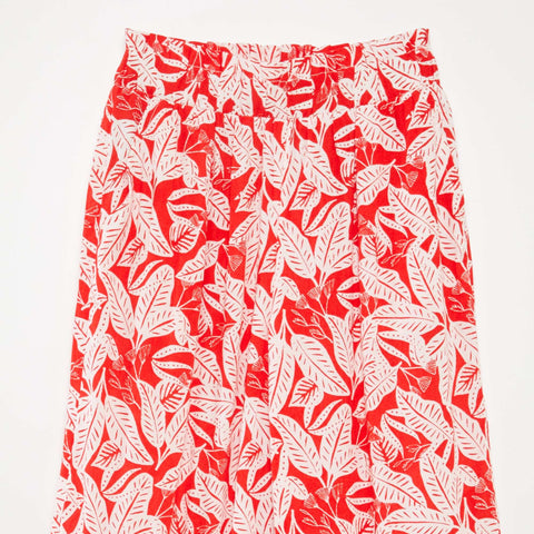 Pantalon large à motif
