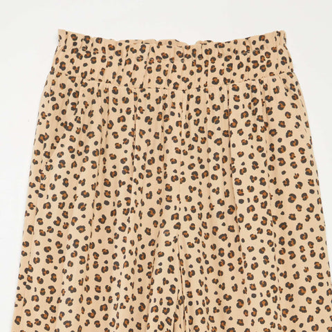 Pantalon large à motif