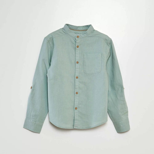 Chemise en lin mélangé