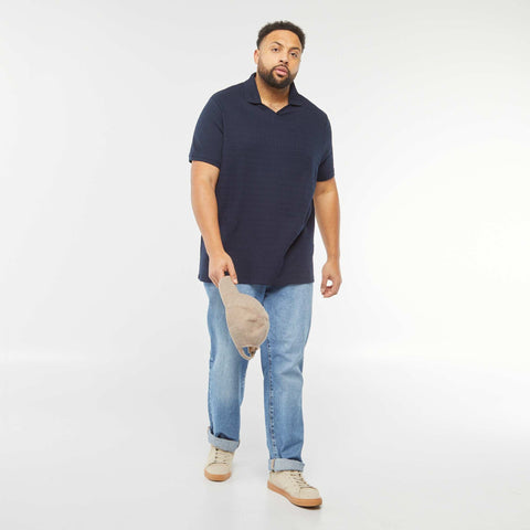 Polo en piqué de coton