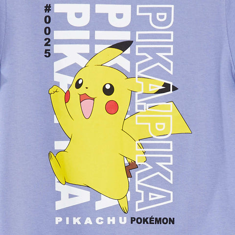 Ensemble pyjama short + t-shirt 'Pokemon' - 2 pièces
