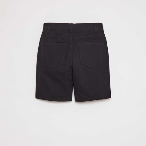 Bermuda en twill coupe loose