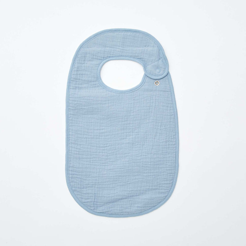 Lot de 3 bavoirs en gaze de coton doublure en éponge