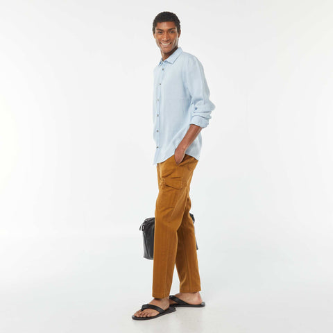 Chemise regular en lin