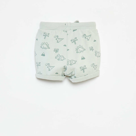 Short en french terry imprimé