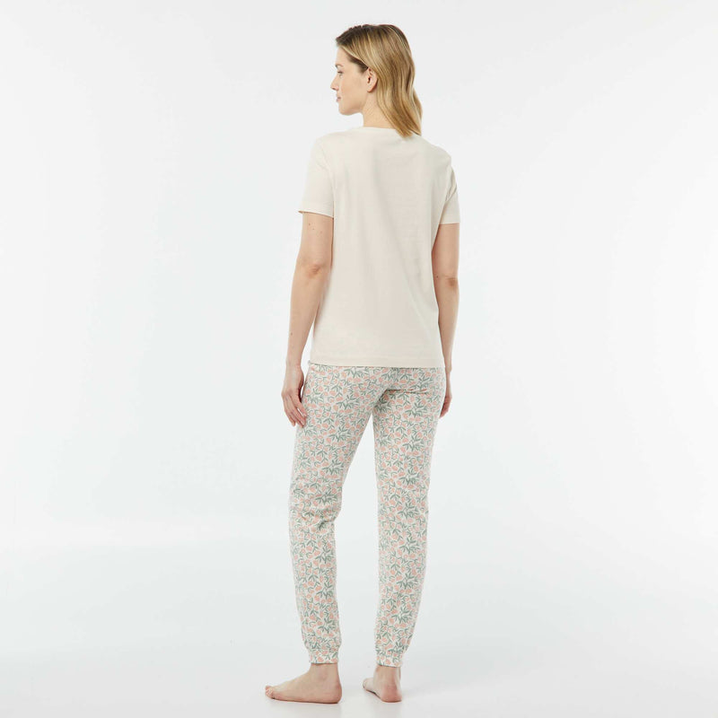 Pyjama 2 pièces - tee-shirt + pantalon imprimé