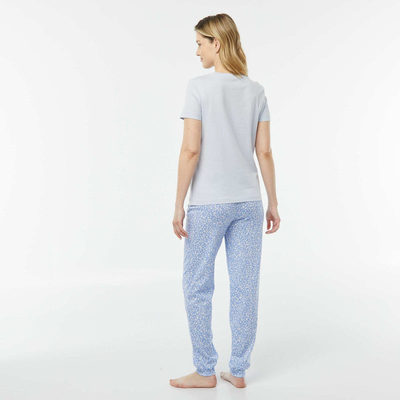 Pyjama 2 pièces - tee-shirt + pantalon imprimé